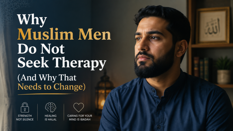 Why Muslim Men Do Not Seek Therapy